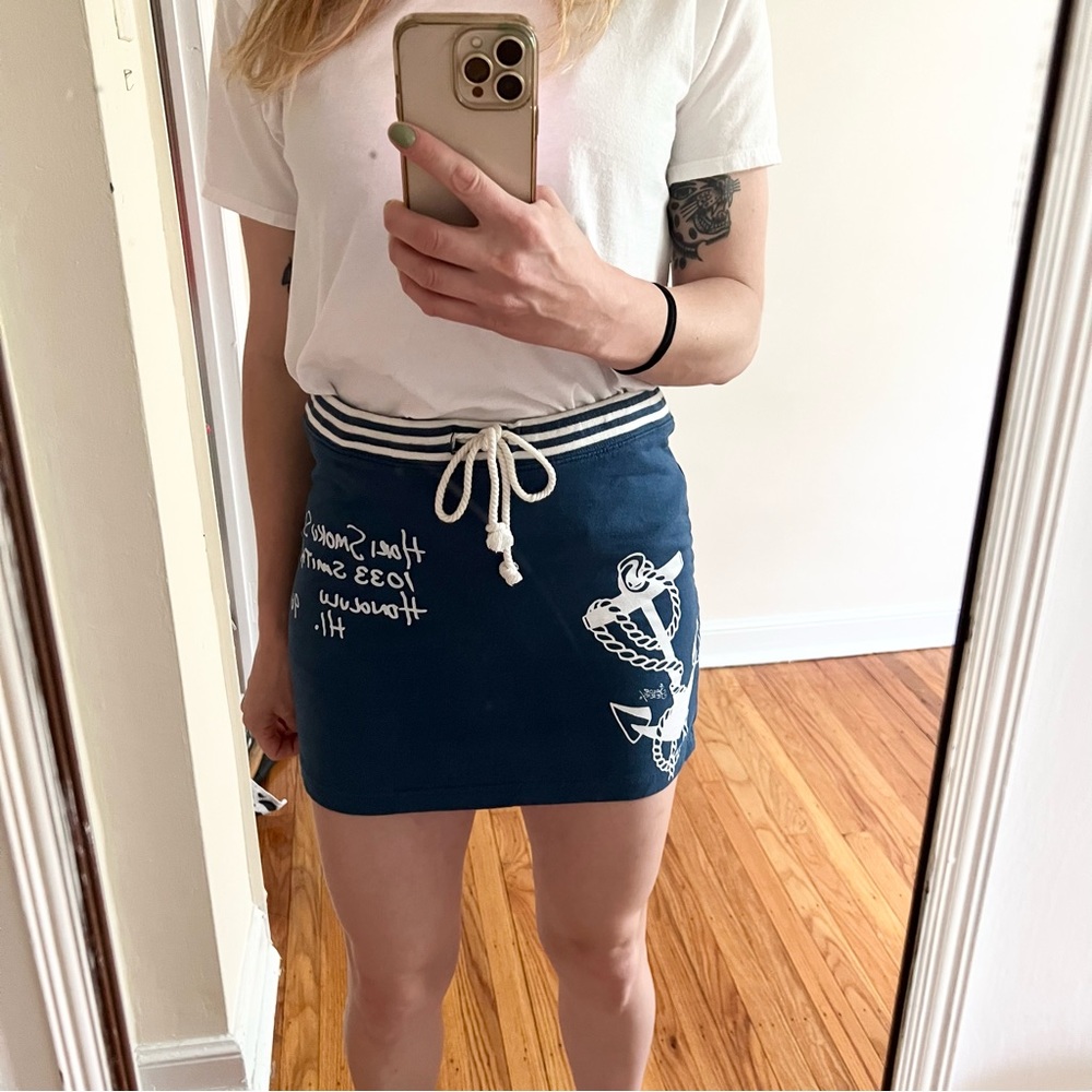 Sailor Jerry Anchor Tattoo Hawaii Skirt.